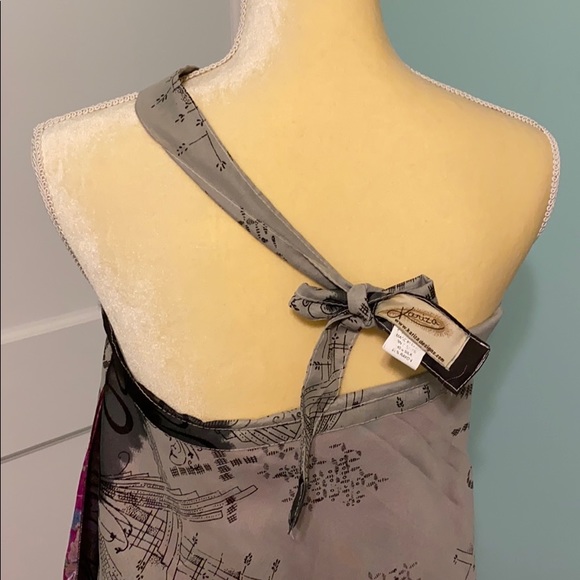 KARIZA silk-rayon versatile wrap dress/skirt - Picture 6 of 8